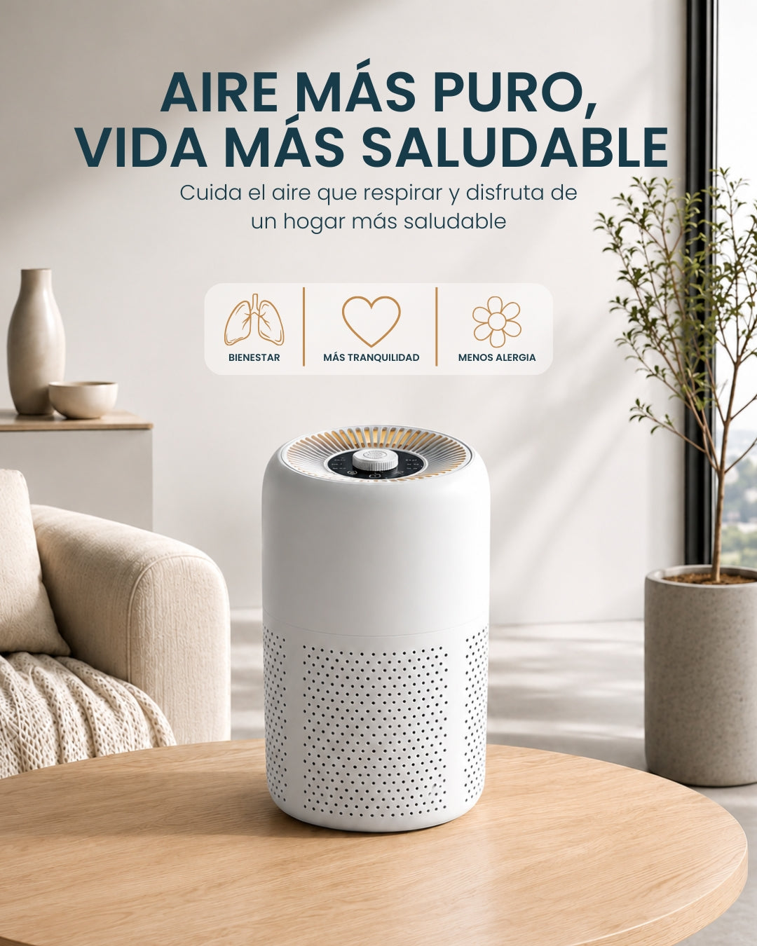 Purificador de Aire HEPA Premium | Set de 2